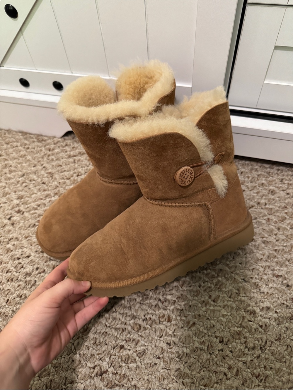 UGG Chestnut Button Boots
